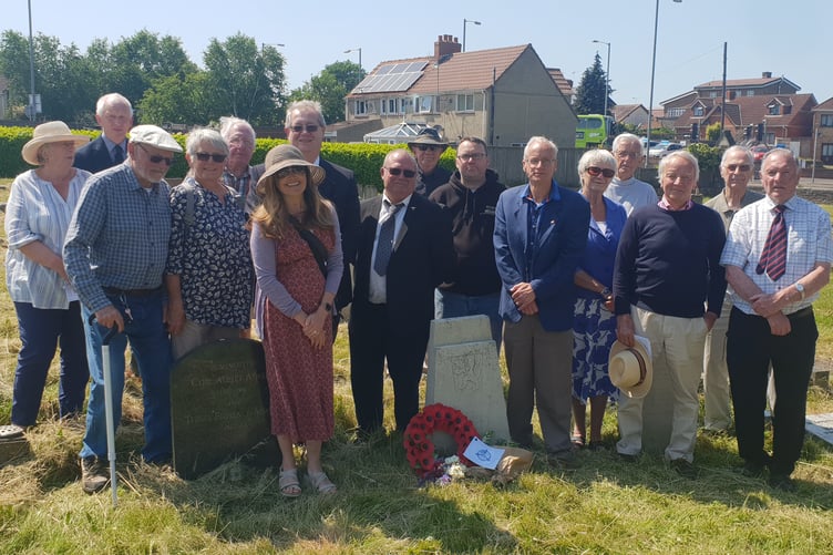 A graveside gathering marked the 80th anniversary of the death of Spitfire pilot Jaroslav Cermak.