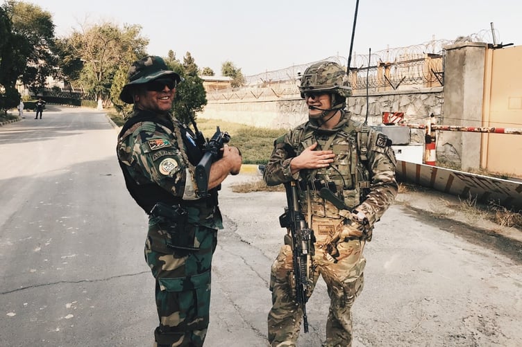 Cpt Max Savage, who studied at Wellington School, hopes to return to the town soon