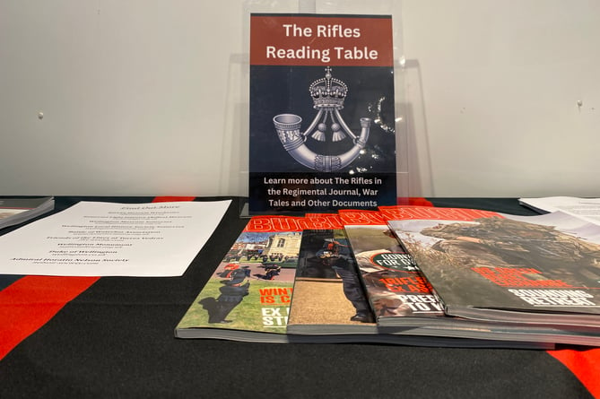 The exhibit contained a wealth of knowledge about the regiment and its history