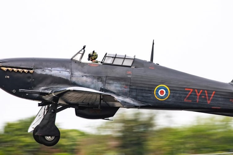 A Hurricane fighter aircraft is set to fly over Wellington