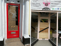 Vandal strikes at local businesses