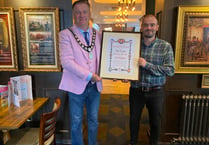 Mayor gifts 'Freedom Scroll' to the Iron Duke