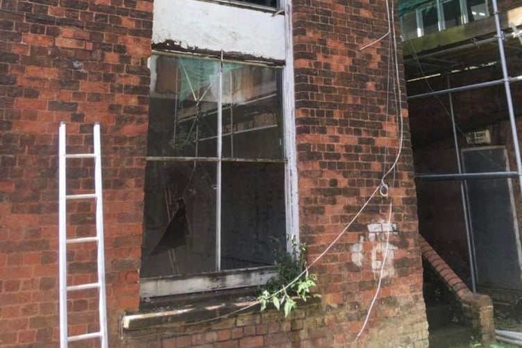 Wellington fire crews extinguished a blaze at Tonedale Mill on Sunday