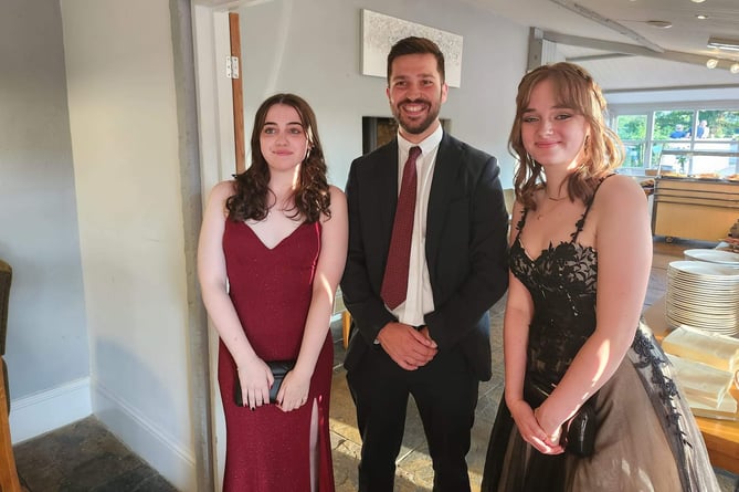Court Fields School students celebrated their prom at the Allerford Inn 