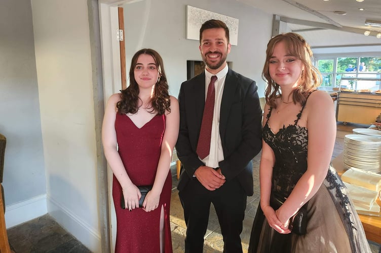 Court Fields School students celebrated their prom at the Allerford Inn