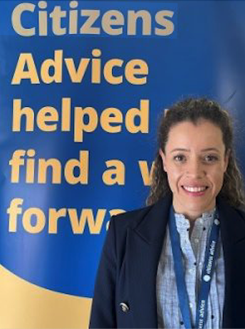 Citizens Advice Somerset volunteer Evelin.