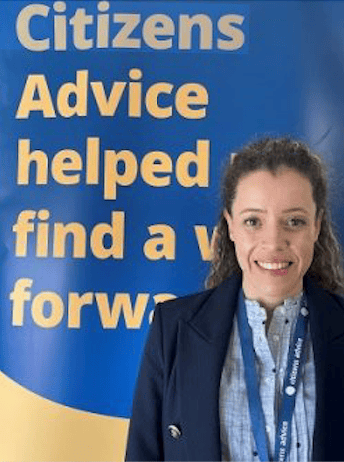 Citizens Advice Somerset volunteer Evelin.