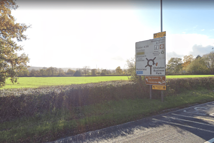 The site of the freshly approved business park