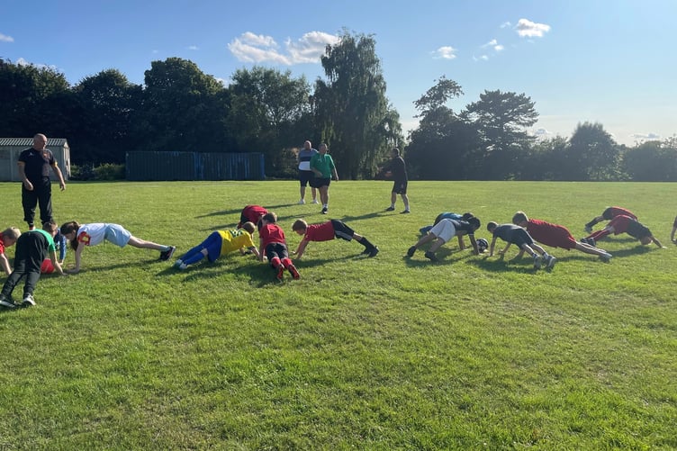Summer football sessions at Court Fields got off to a good start with 33 attendees