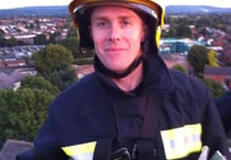 Local fire fighter celebrated