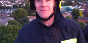 Local fire fighter celebrated