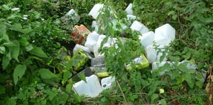 Fly tippers strike at scenic spot