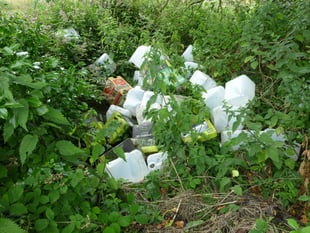 Fly tippers strike at scenic spot