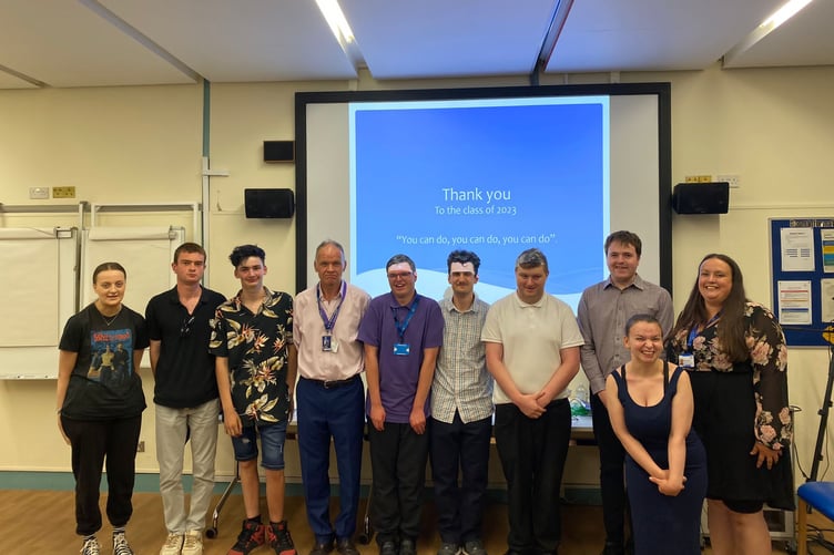 Students with special educational needs have spent a year honing their skills in Musgrove Park Hospital