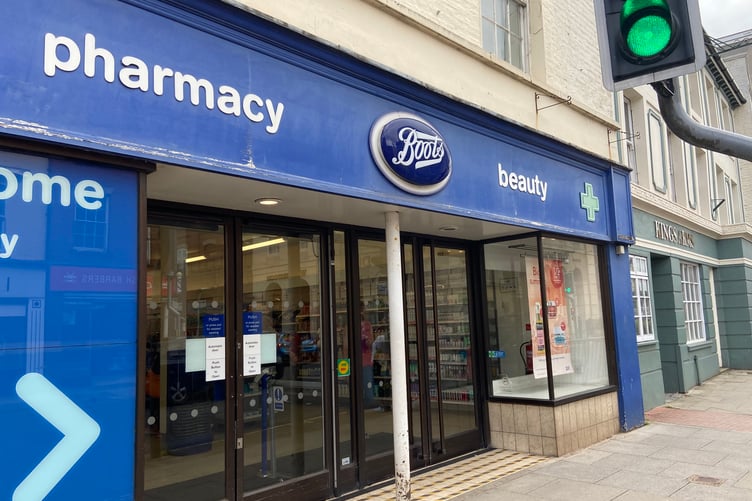 Doubts over the future of Boots Pharmacy, in High Street, Wellington.