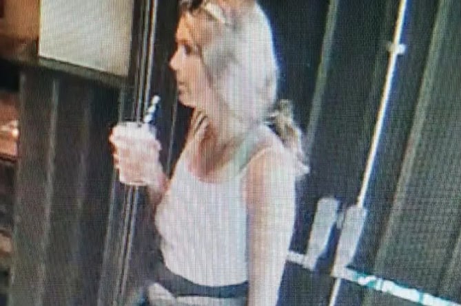 The public are warned to call 999 if they see this woman -  Laura Van Marle, who has gone on the run from a Wellington mental health hospital.