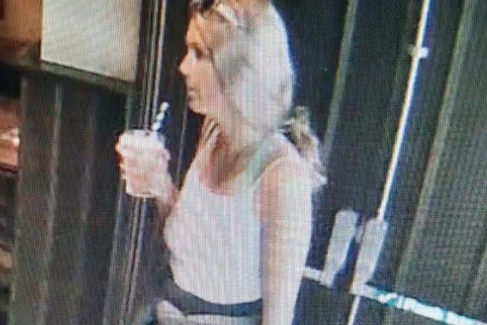 The public are warned to call 999 if they see this woman - Laura Van Marle, who has gone on the run from a Wellington mental health hospital.