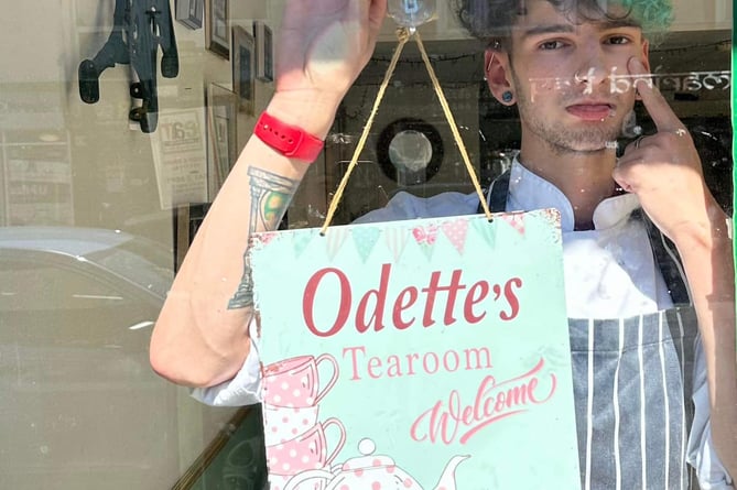 Toby Brimacombe, who is taking over day to day management of Odette's Tearoom, in Wellington.