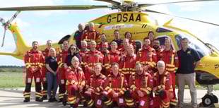 Can you find a 'tenner' for air ambulance?