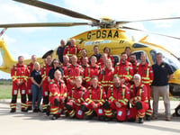 Can you find a 'tenner' for air ambulance?