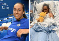Football star Brooke warns of deadly illness which landed her in the ICU