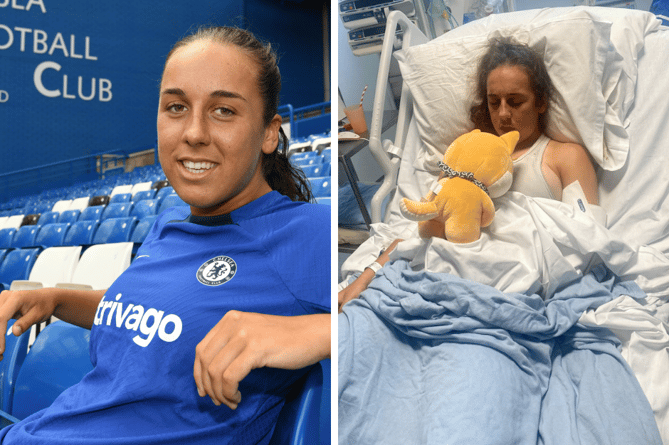 Chelsea FC player and Wellington girl Brooke Aspin is warning about the dangers of sepsis