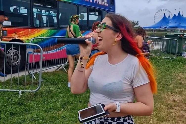 Local singer Kiera Alice Chard marked a milestone in her career with a performance at Boardmasters music festival