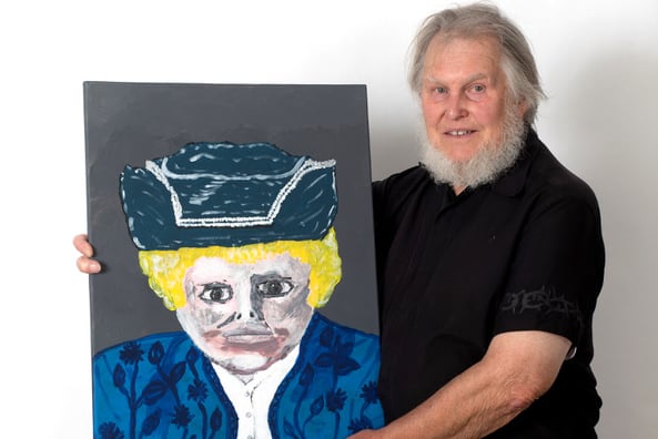 Local poet Jon Jarret is set to launch his own art exhibition