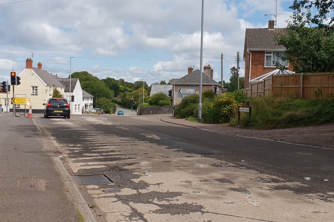 Exeter Road is to be closed for drainage replacement ahead of a resurfacing of Rockwell Green crossroads.