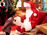Santa visiting Sheppy's   