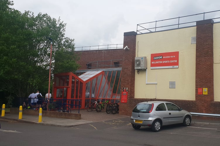 Wellington Sports Centre, which is awaiting a green refurbishment.