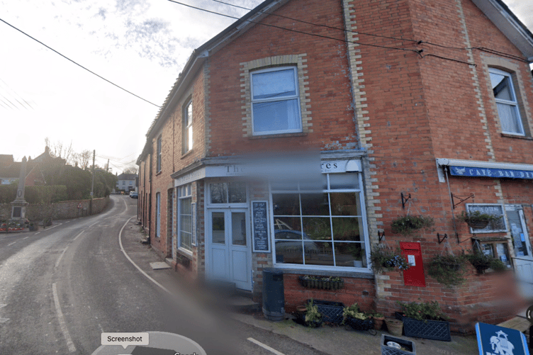 The Strand Stores, Culmstock, which is being forced by a road closure to shut temporarily.