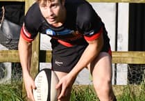 Harney scores hat-trick of tries