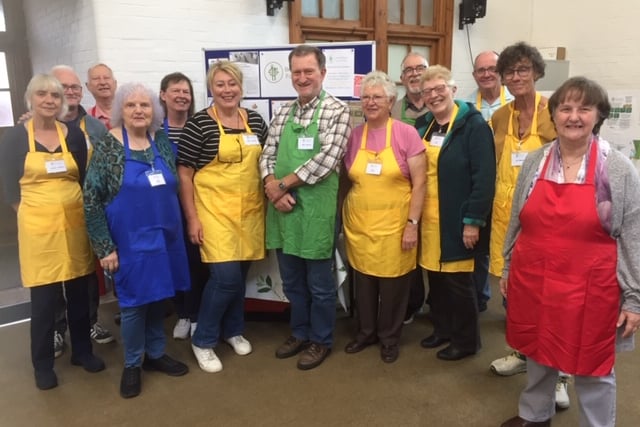 Volunteers celebrated a year of helping local people get affordable food