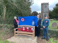 Quantocks village unveils memorial to Canadian airmen 80 years on