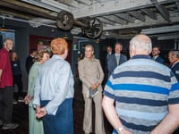 Royal visit to local mill 