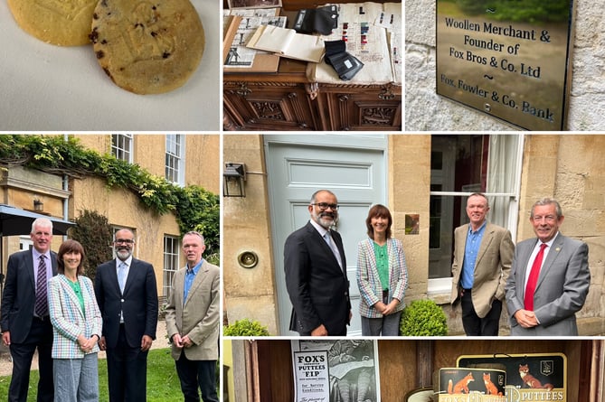 Somerset's Lord Lieutenant paid a visit to Wellington's Tonedale house