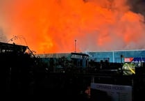 Recycling centre shut after 'major fire' 