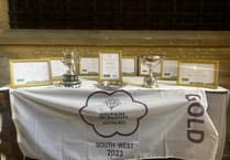 South West in Bloom 2023 trophies won by Wellington and Minehead