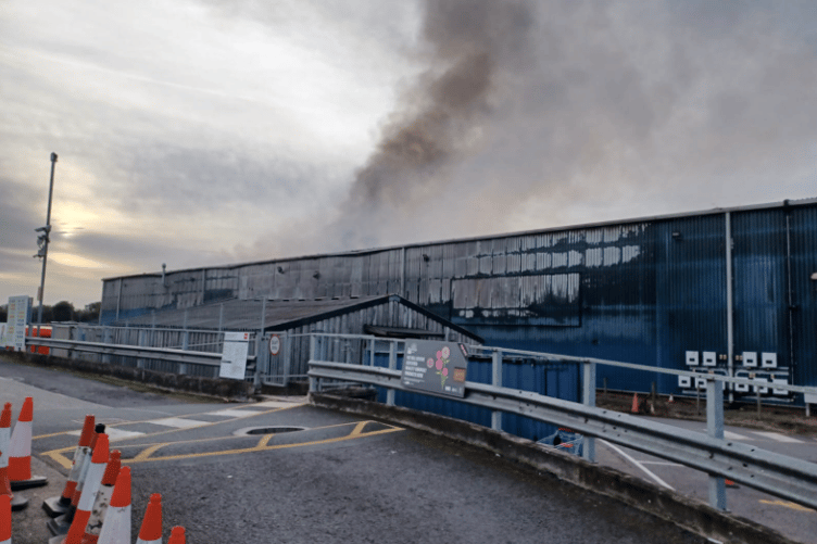 Taunton Priorswood Biffa recycling centre fire blaze closed structural damage