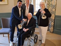 Jazz trumpet joy for Geoff