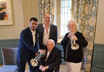 Camelot jazz treat for retired singer Geoff Brown as he meets trumpeter Luis Martelo
