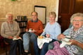 Care home coffee morning for cancer charity