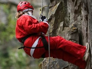 Second Santa abseil for hospice charity
