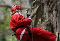 Second Santa abseil for children's charity