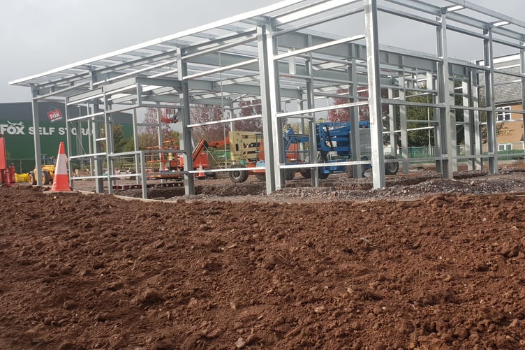 Work on a KFC restaurant for Wellington is progressing well.