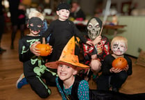 Halloween pumpkin carving at Rumwell