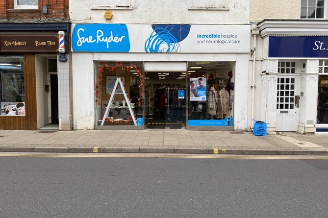 The Sue Ryder charity shop has opened its doors after shutting unexpectedly in July