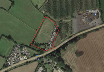 Proposed gypsy site on farmland near Wellington