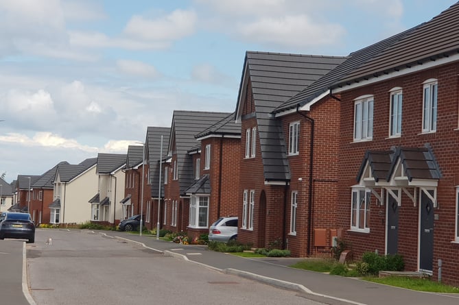 Part of the Monument View housing estate in Exeter Road, Rockwell Green, for which Gladman won planning permission in 2018.